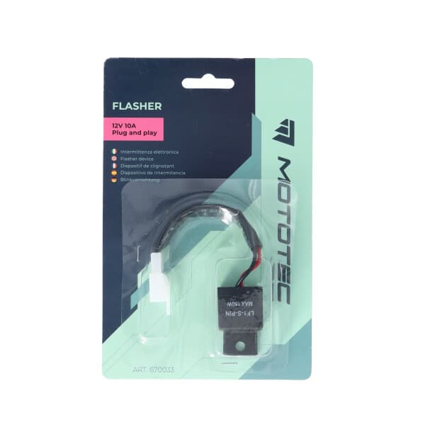 Plug & Play 12V 10A Flasher Relay